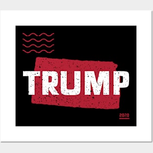 Trump North Dakota 2020 - Red Wave, Red State Posters and Art